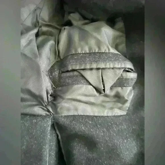 Co $1295 Wool Charcoal Gray Italian Coat Jacket Blazer Fall Luxury‎ City - Picture 8 of 15